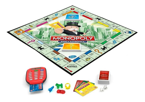 Jogo Monopoly Com Cartão Eletrônico - Hasbro