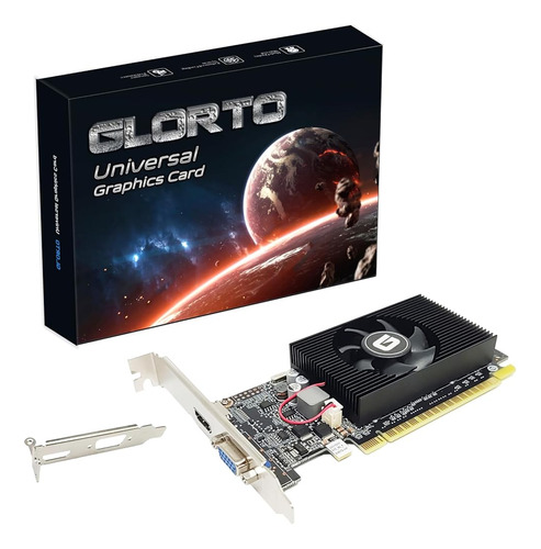 Tarjeta Gráfica De Perfil Bajo Glorto Geforce Gt 610 2g Ddr3