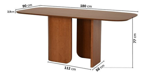 Kit Mesa De Jantar Boreal 180cm E 4 Cadeiras Jambu Cabecasa