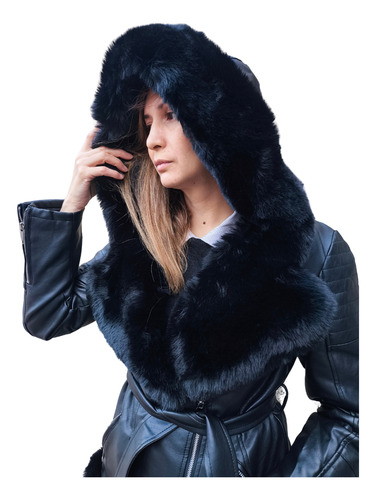 Campera Tapado Mujer Forrada - Importada Y Elegante