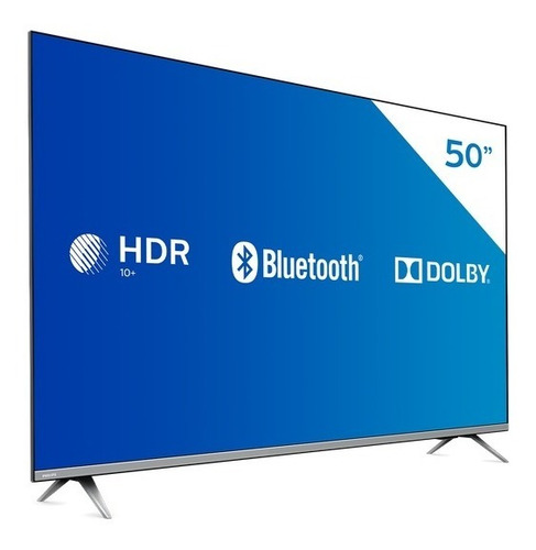 Imagem 5 de 8 de Smart Tv 50pug6654 50 4k Hdr10 Bluetooth Borderless Philips