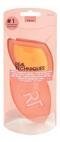 Real Techniques, Esponja Miracle Complexion Con Estuche De