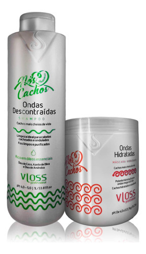  Shampoo E Máscara Nós Cachos, Tratamento Para Cachos