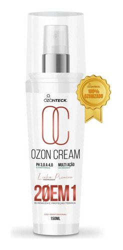 Primer Capilar Térmico Ozon Cream Ozonizado 150ml 100%vegano