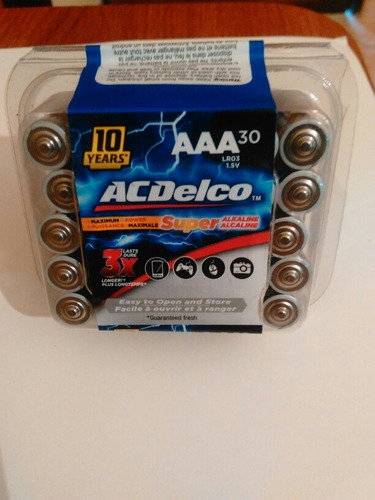  Baterías O Pilas Acdelco 1.5v Aaa Super Alcalina!!
