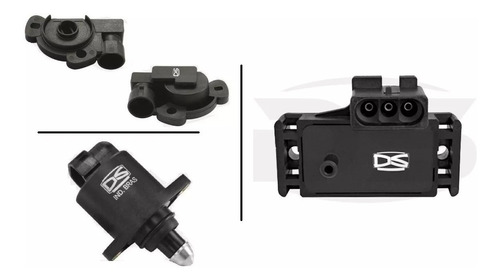 Sensor Tps + Sensor Map + Atuador Marcha Lenta Corsa Celta