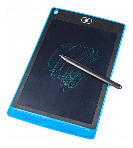 Lousa Magica Infantil Tablet Lcd Neon 26 Cm Educativo Cor Azul/verde/preto