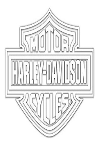 Harley-davidson Logo Cutz Posterior Etiqueta De La Ventana.