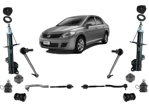 Kit Suspensión Nissan Tiida 2006 - 2015 Excelente Calidad