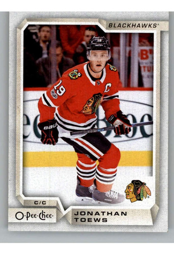 Opc O-pee-chee Hockey 305 Jonathan Toews Chicago Blackhawks 