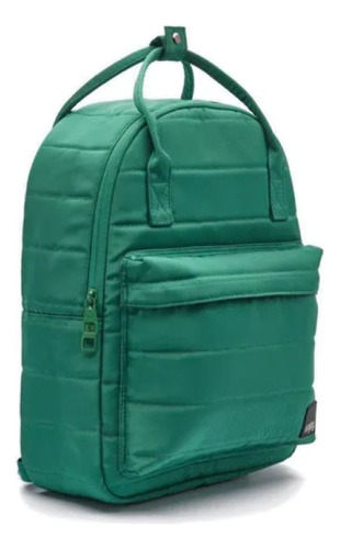 Mochila Espalda Enjoy Amber Color Verde Diseño De La Tela Jade