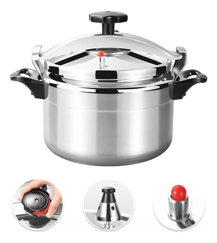 Excelente Olla A Presión Cacerola Aluminio 7 Litros Cocina