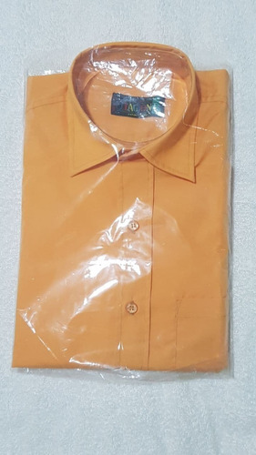 Camisa Manga Larga Naranja Niño