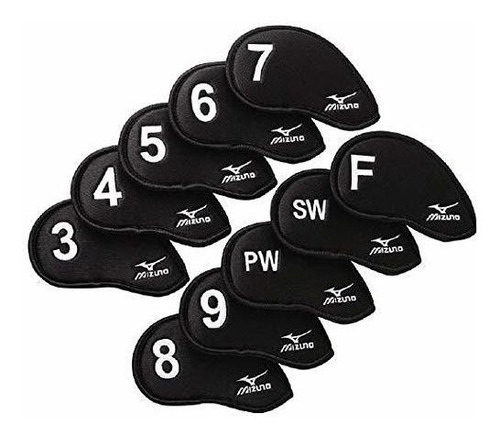 Mizuno Japan 3-9, Pw, Sw, F (10 Piezas) Cubiertas De Hierro