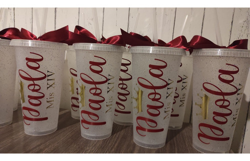 100 Vasos 24 Oz Personalizados Xv Años Boda Bautizo Baby