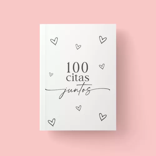 Álbum 100 citas juntos.  Libreta para mi novio, Libretas personalizadas,  Citas de novio