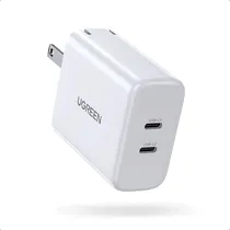 Comprar Cargador Pared 40w Dos Tipo Usb C Carga Rapida Ugreen