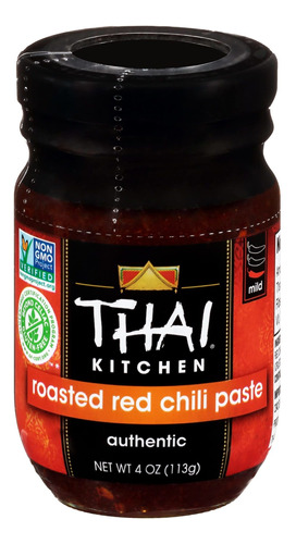 Thai Kitchen, Pasta De Chile, Rojo Tostado, 4 Onzas