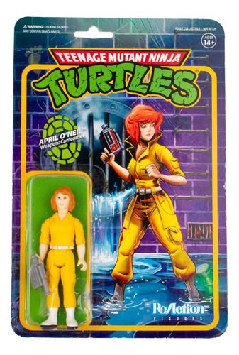 Figura De April O'neil De Las Tortugas Ninja Reaction