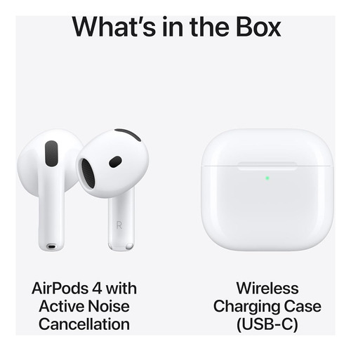 Auriculares Apple AirPods 4ta Generación Con Cancelación De