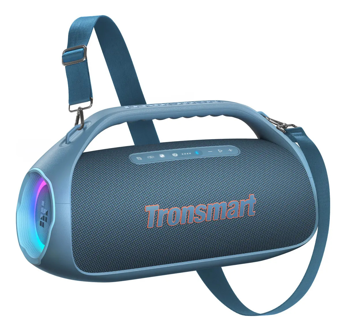 Bocina Bluetooth Tronsmart Bang 2 90W Bajos Potentes Batería Larga de 26H IPX6 a Prueba de Agua Luces RGB Sincronizadas con Música App Control Altavoz Portátil Inalámbrico para Fiesta Playa Exterior