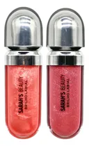 Comprar Kit Com 2 Gloss Labial Sarahs Beauty Lip Glos Brilho Kiko