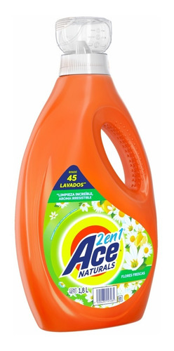 Detergente Ace Liquido 2 En 1 Flores Frescas 1.8 L