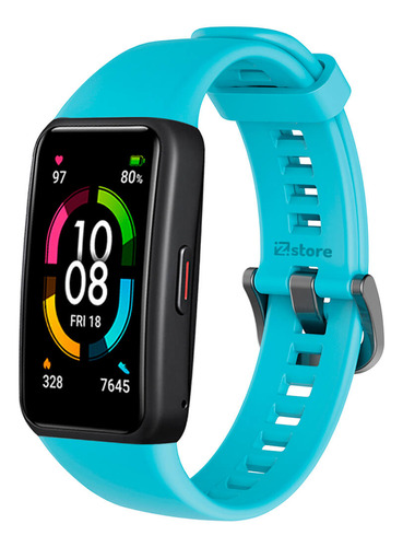 Correa Compatible Con Huawei Band 6 Colores Celeste