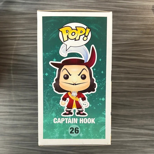 Funko Pop! Disney - Captain Hook - Capitan Garfio - #26 (Usado)