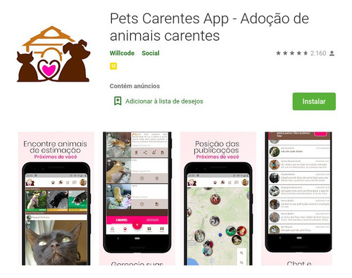 Imagem 1 de 10 de Sistema Adoção Pets Mais Baixado Do Brasil, 50mil Downloads