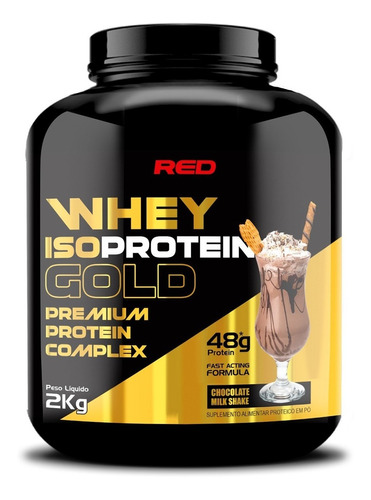 Imagem 1 de 3 de Gold Whey Isoprotein 2 Kg - Red Series - Whay Protein Way