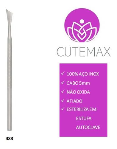 Imagem 5 de 8 de Kit Podologia Profissional 5 Instrumentos Podólogo Bisturi
