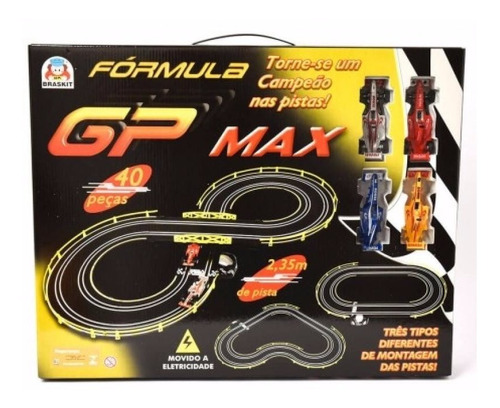 Autorama Elétrico Pista Corrida Formula Gp Max Braskit