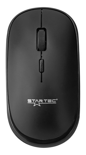 Mouse Inalámbrico Recargable Star Tec St-mo-95 Color Negro