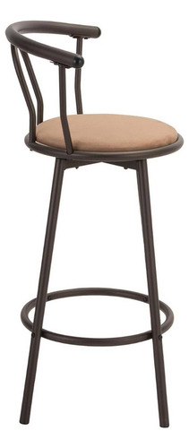 Silla Bar Alta Giratoria Elegante Moderna Resistente Cafe