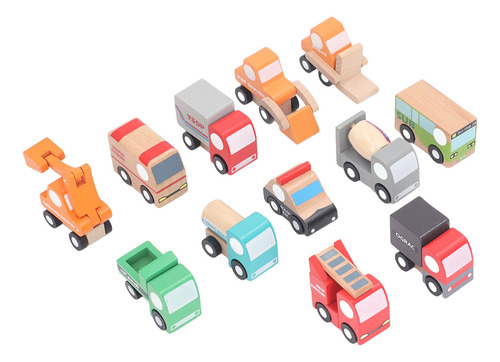 Juego De Juguetes Para Coches De Madera, Bonito Y Divertido