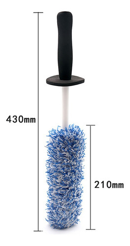 Cepillo Limpia Llanta Microfibra Detailing