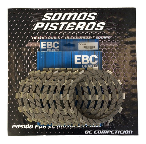 Pastas De Clutch Ebc Ck 3456 Para Suzuki Gsxr 600/750 06-16