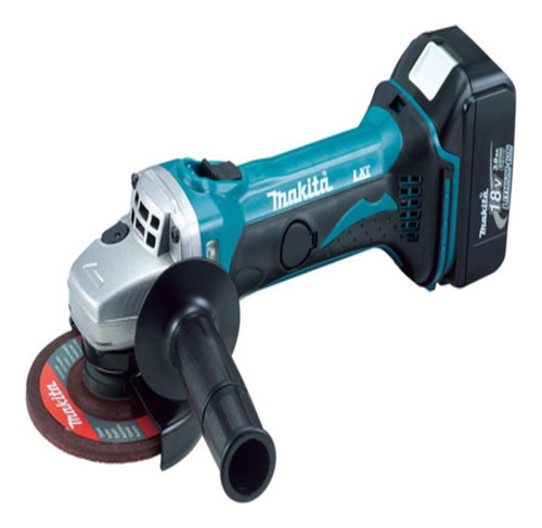 Esmerilhadeira Makita Angular 4.1/2'' 18v Com Kit Dga452rfe