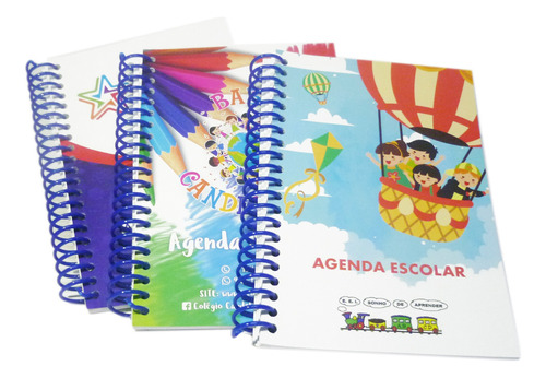 Agenda Escolar Infantil- Capa Supremo (50 Unidades)