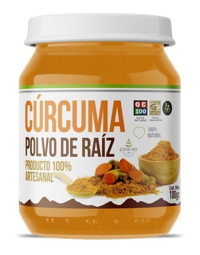 Cúrcuma En Polvo 100gr - Natural Good