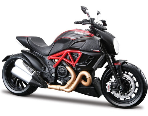 Moto Modelo Ducati Diavel Carbon - Escala 1/12