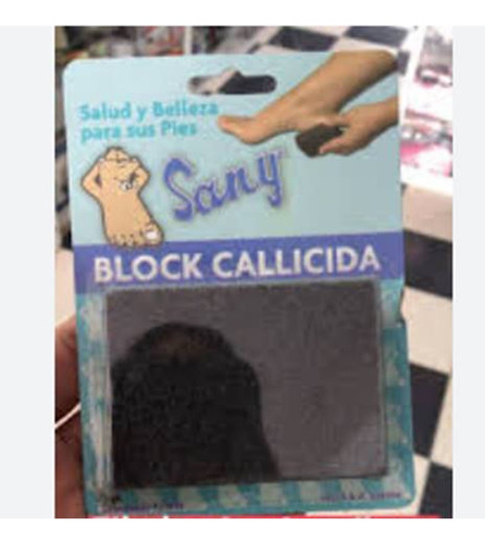 Block Callicida Sany Eliminador De Callos En Manos Y Pies