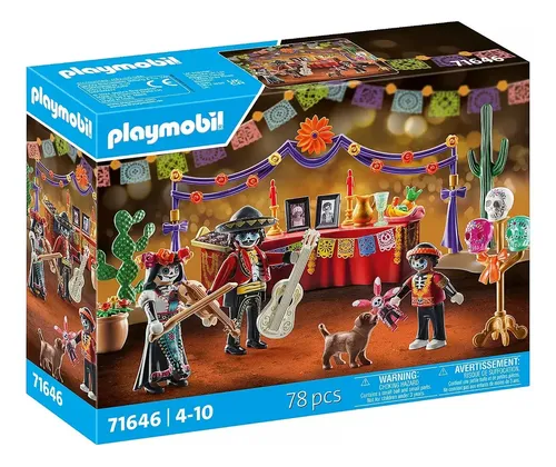 Aa Playmobil Playset Altar De Día De Los Muertos 71646 78