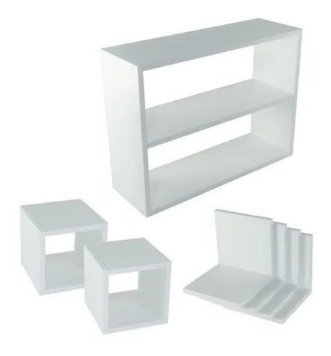 Imagem 4 de 6 de Kit 7 Prateleiras Nicho Mdf Madeira Sala Quarto Bebê Decora