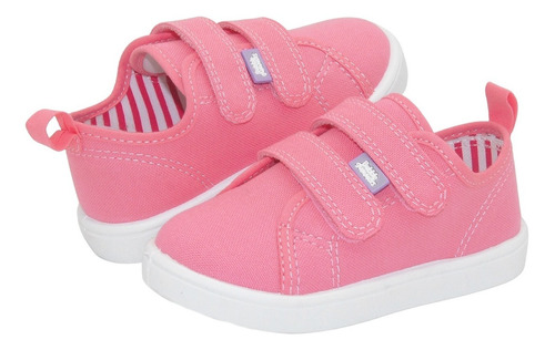 Bubble Gummers® Macky Coral 14-19 Tenis Niña Moda Velcro