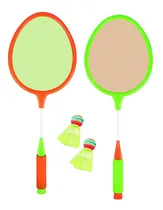 Comprar Juego Niños Set De Raquetas Badminton Con Gallitos Plastico