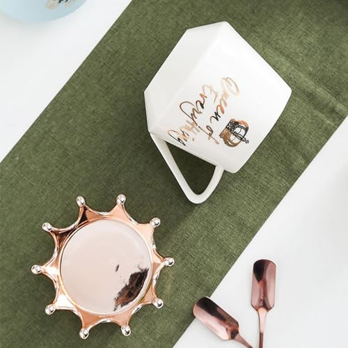 Taza De Reina De Todo Con Tapa Dulce Taza Blanca Con Corona