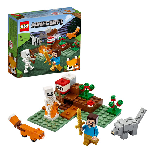 Lego 21162 Minecraft The Taiga Adventure Building Set Con Fi