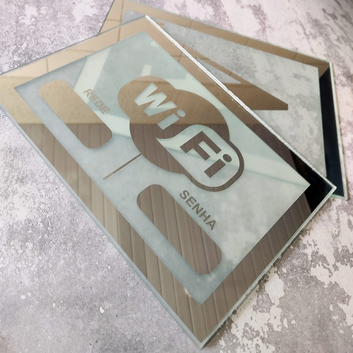 Placa Sinalização Consultoria Em Espelho Modelo Si9ab